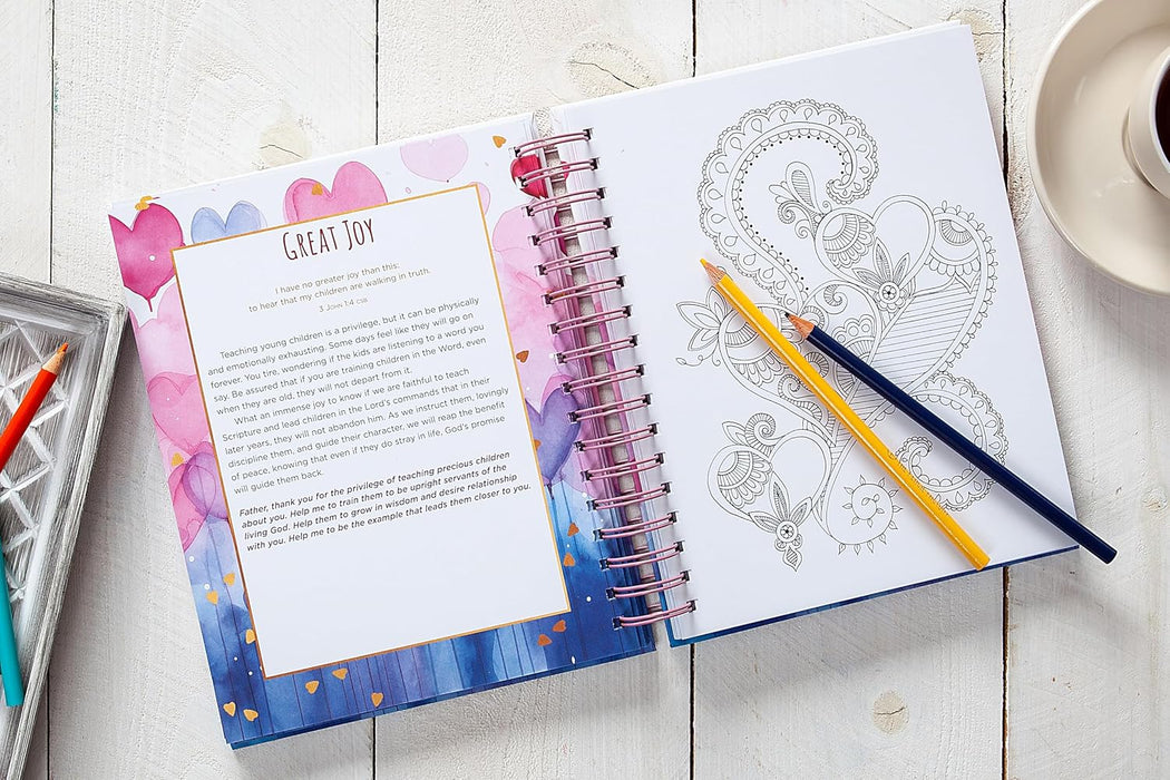 Joyful Hearts Devotional Coloring Book