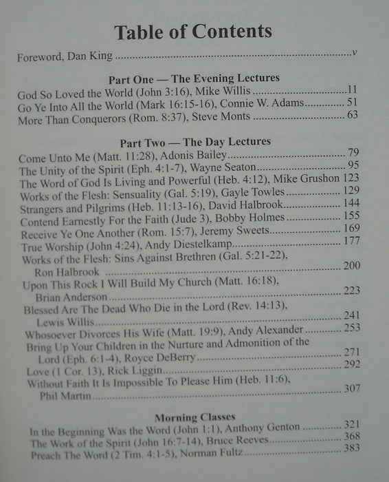 Great Texts of the New Testament - 2008 Truth Magazine Lectures
