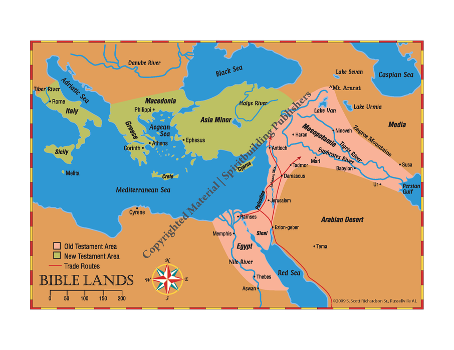 Discovering Lands and Places of the Bible: A Collection of Bible Study Maps