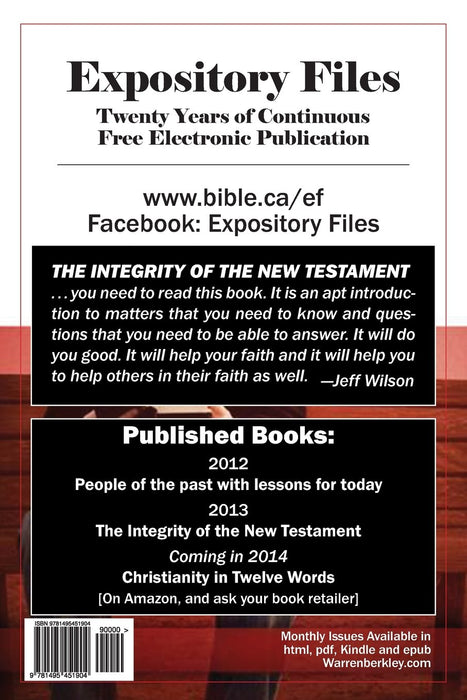 The Integrity of the New Testament