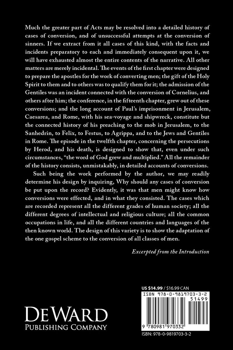 Original Commentary on Acts by J.W. McGarvey (Heritage of Faith Library)