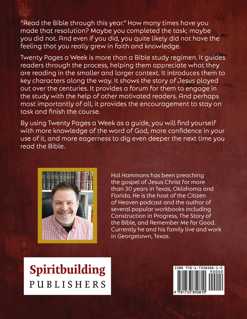20 Pages a Week: Volume 2 - The Writings (Ezra-Song of Solomon)
