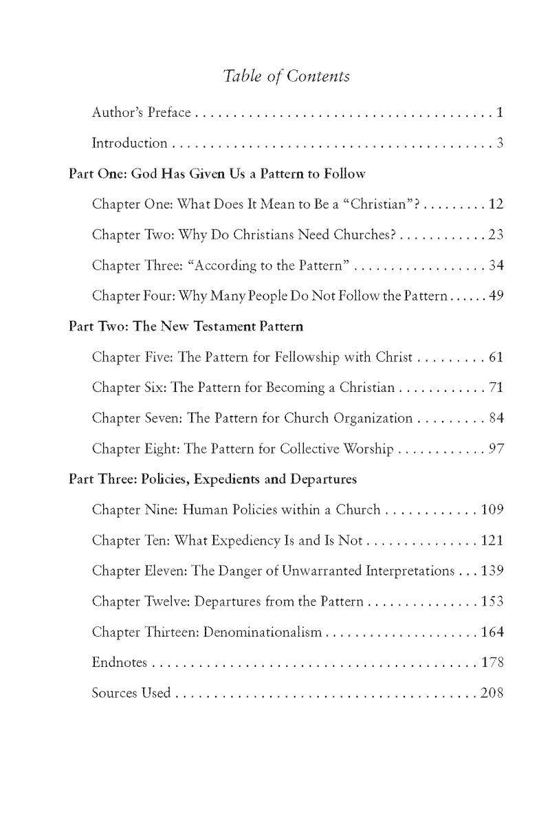 The New Testament Pattern: God's Blueprint for Christians and Their Churches