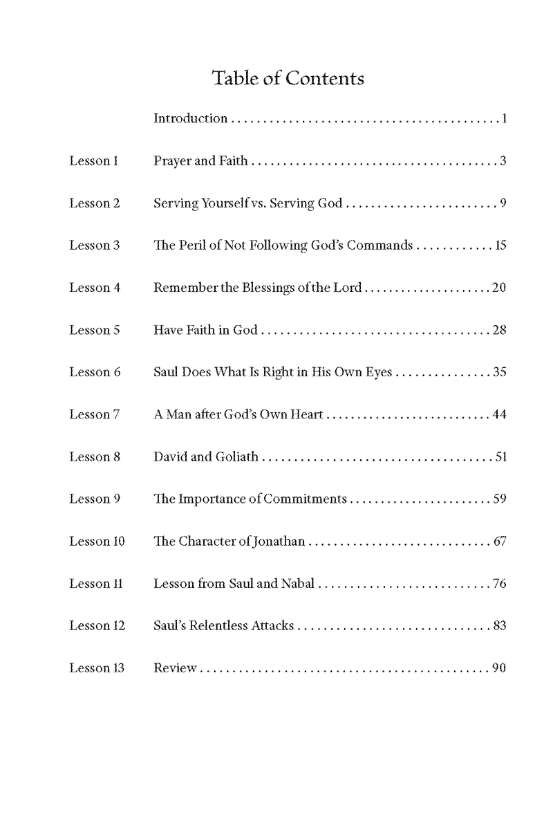 1 Samuel: A Bible Study Workbook