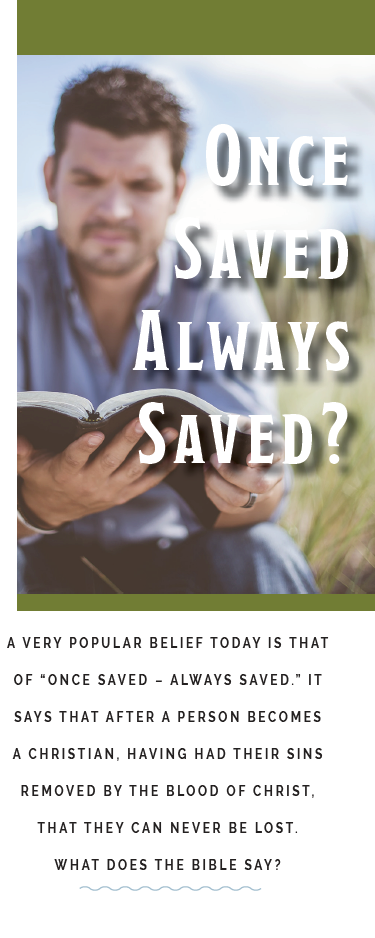 Once Saved Always Saved