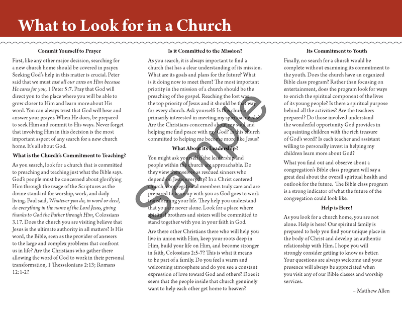 Help! I'm Looking for a New Church Home