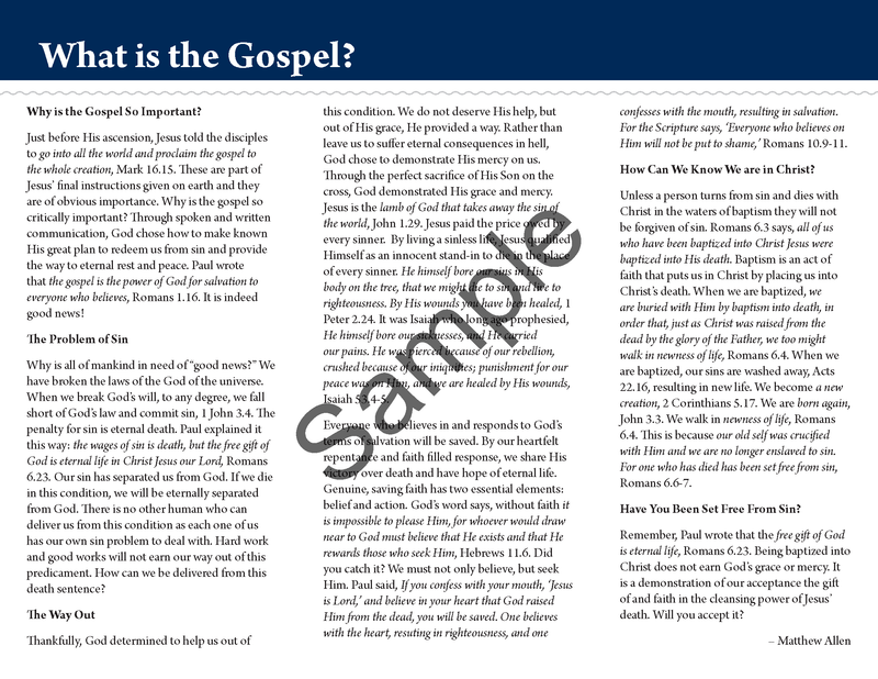 Does Every Church Teach the Gospel?