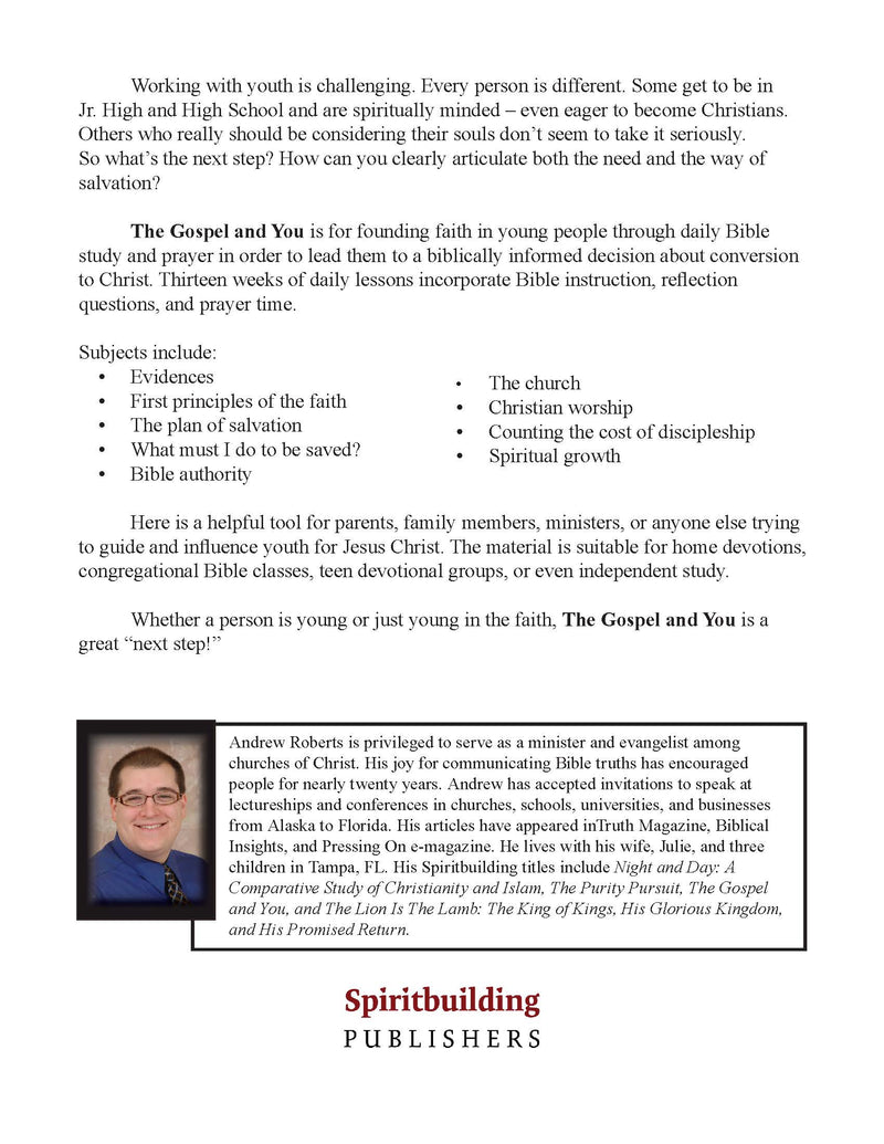 The Gospel and You