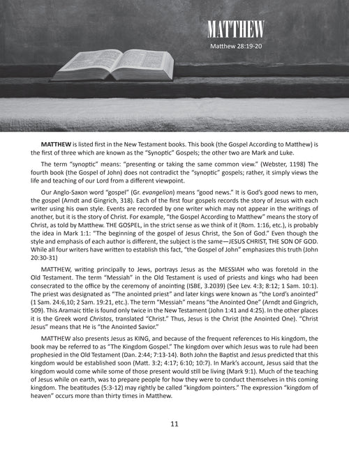 What is in the Book? Part 2: The New Testament
