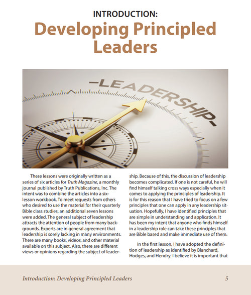 Developing Principled Leaders