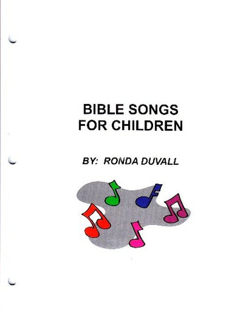 Discovering God's Way Nursery 1:1 Creation-Judges Song Sheets