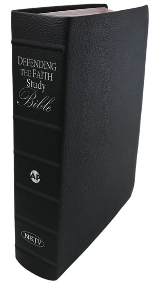 Defending the Faith Study Bible (Genuine Leather) Black
