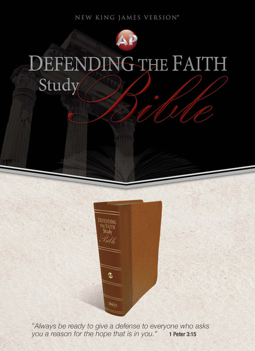 Defending the Faith Study Bible (Italian Duotone Brown)