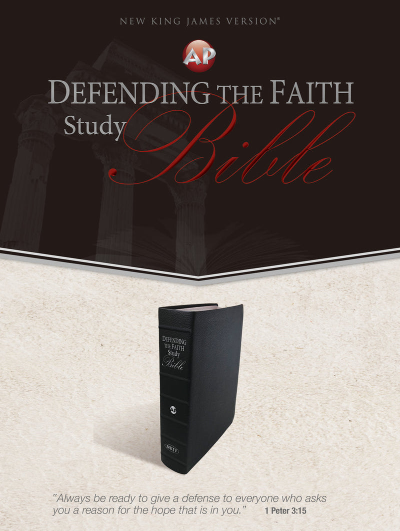 Defending the Faith Study Bible (Genuine Leather) Black